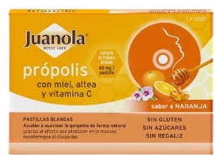 Propoli, Miele, Altea e Vitamina C 36 Compresse Arancia