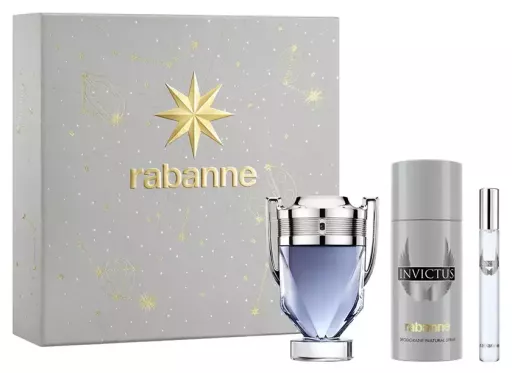 Rabanne Custodia Invictus da 3 pezzi