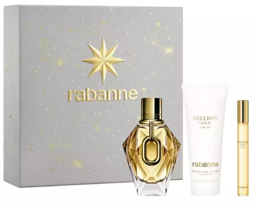 Rabanne Set regalo da 3 pezzi Million Gold For Her