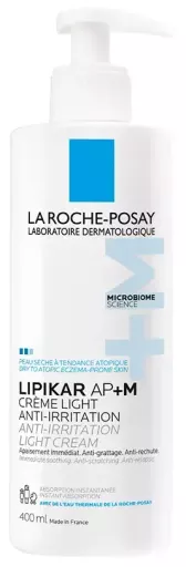 La Roche Posay Lipikar Baume Light Ap+M Balsamo Riparatore Tripla Azione 400 ml