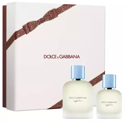 Dolce & Gabbana Custodia Pour Homme Azzurro 2 pezzi