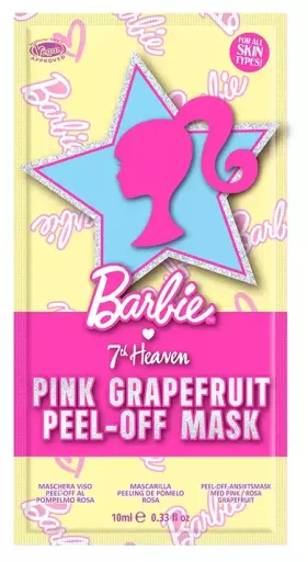 Maschera viso peel-off Barbie al pompelmo rosa 10 ml