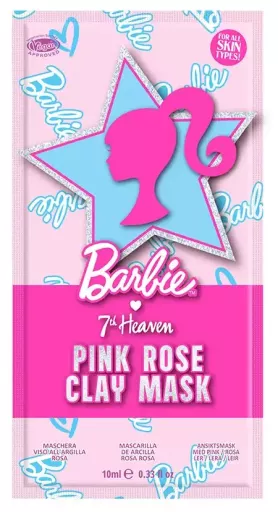 Maschera viso all'argilla rosa Barbie 10 ml