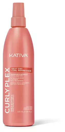 Kativa Curly Plex Spray Rinfrescante e Ricci Ridefiniti 225 ml