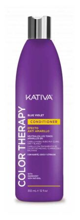 Kativa Balsamo effetto antigiallo Color Therapy Blue Violet 355 ml