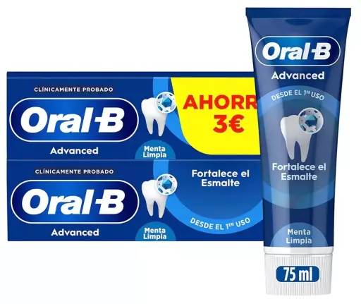 Oral-B Dentifricio rinforzante per smalto 2 x 75 ml