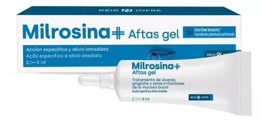 Reig Jofre Milrosina+ Gel per Afte 8 ml