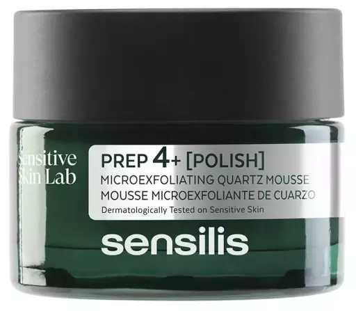 Sensilis Prep4+ [Polacco] Mousse microesfoliante al quarzo 40 ml